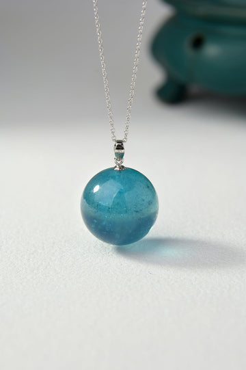 Aqua Essence Blue Crystal Pendant