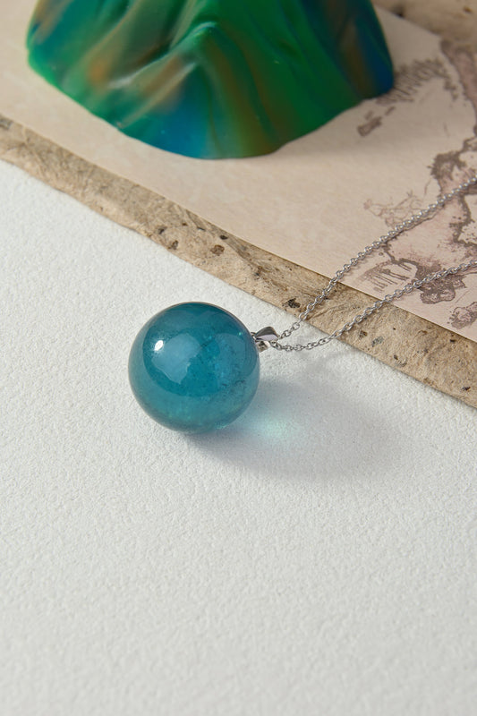 Aqua Essence Blue Crystal Pendant