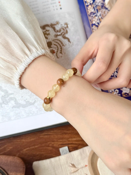🪨Earth & Growth Balance (Oct. 12, 1995)  — Custom Destiny Bracelet🌱