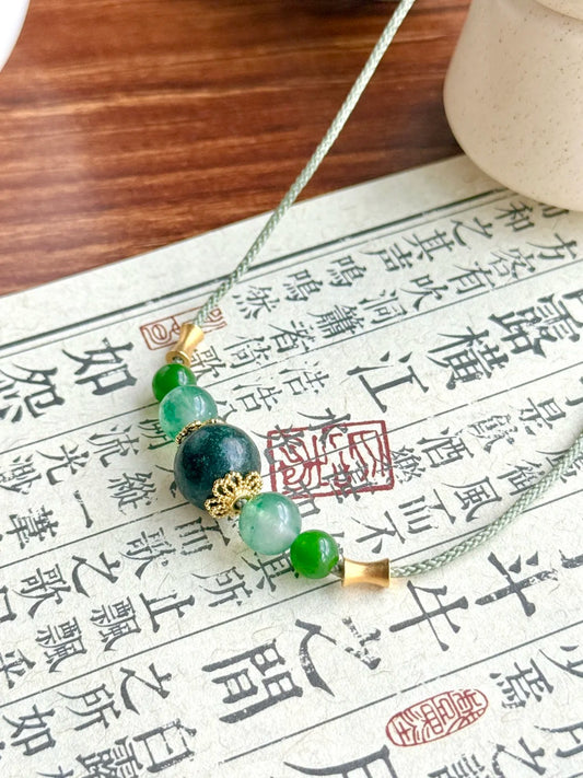 💎Herbal Harmony Necklace — Calm Energy & Inner Balance🌿