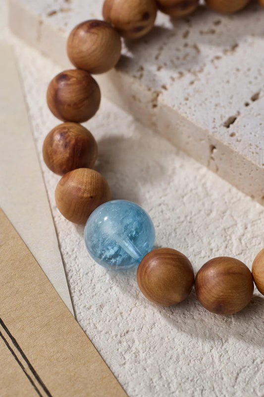 Water Element-Destiny Alignment Thuja Sutchuenensis(Cliff Cypress)bracelet