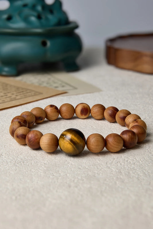 Guardian of Safety Thuja Sutchuenensis(Cliff Cypress)bracelet