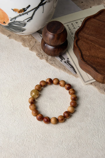 Water Element-Destiny Alignment Thuja Sutchuenensis(Cliff Cypress)bracelet