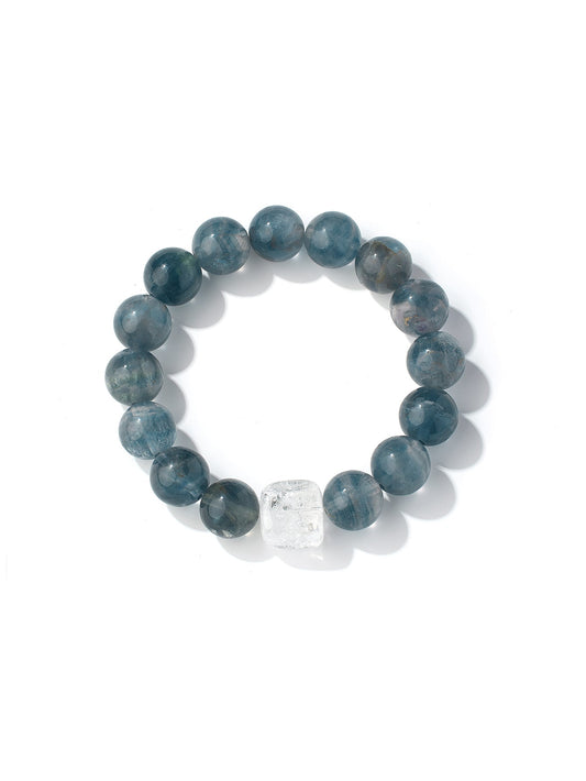 Abyssal Water Element Indigo Quartz Bracelet