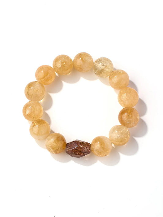 Earth Element Dual-Crystal Energy Bracelet