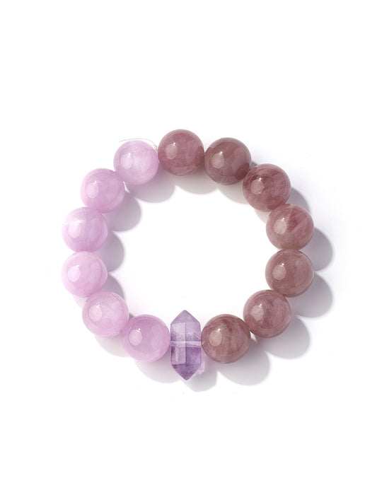 Dual-Tone Fire Element Crystal Energy Bracelet