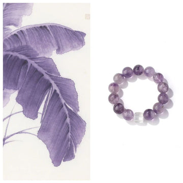 Fire-Metal Dual Crystal Energy Bracelet