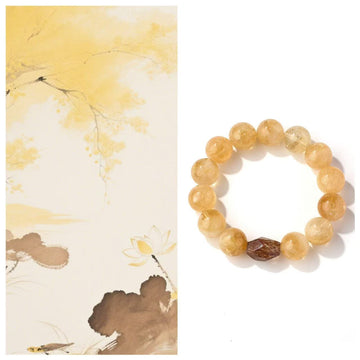 Earth Element Dual-Crystal Energy Bracelet